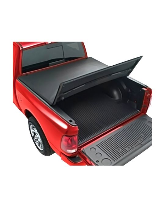 Genuine Mopar Tonneau Cover Tri-Fold Black Premium Fabric 6.4' Bed