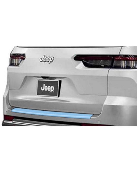 Genuine Mopar Rear Bumper Protector Clear Vinyl Applique With Jeep Logo For Three Row