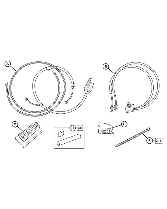 Genuine Mopar RV Flat Tow Wiring Harness 