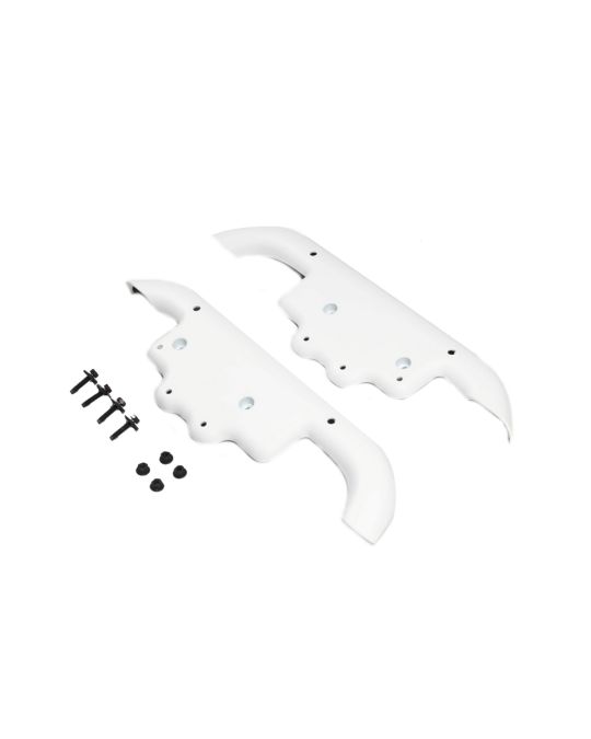 Genuine Mopar Off Road Rear End Rock Rail Trim Covers White