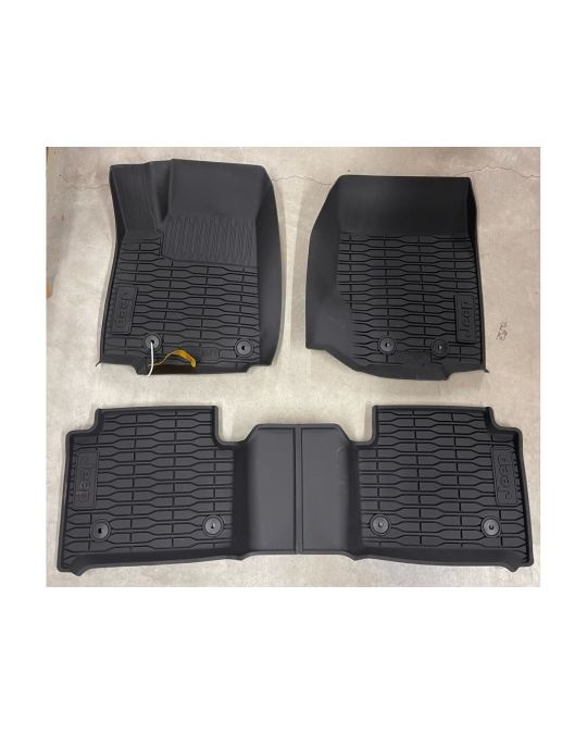 Genuine Mopar All Weather Floor Mats For Two Row With Gas Engine