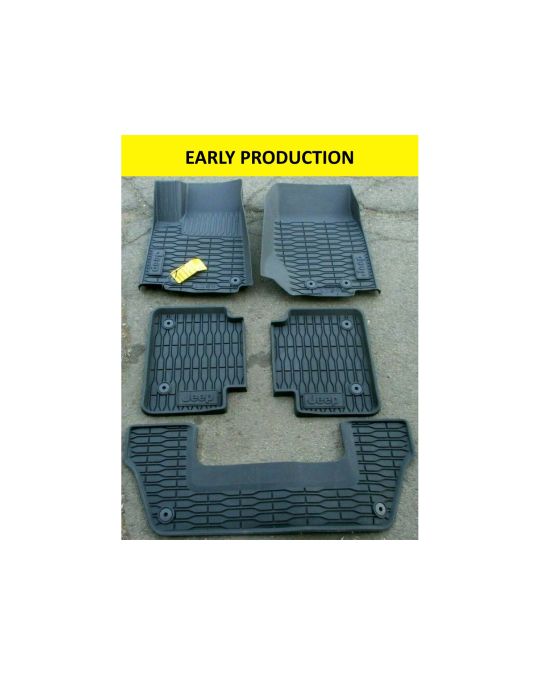 Genuine Mopar All Weather Floor Mats Full Kit For Three Row Models Early Production