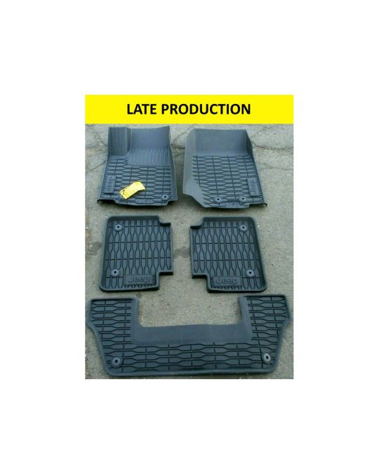 Genuine Mopar All Weather Floor Mats Full Kit For Three Row Models Late Production