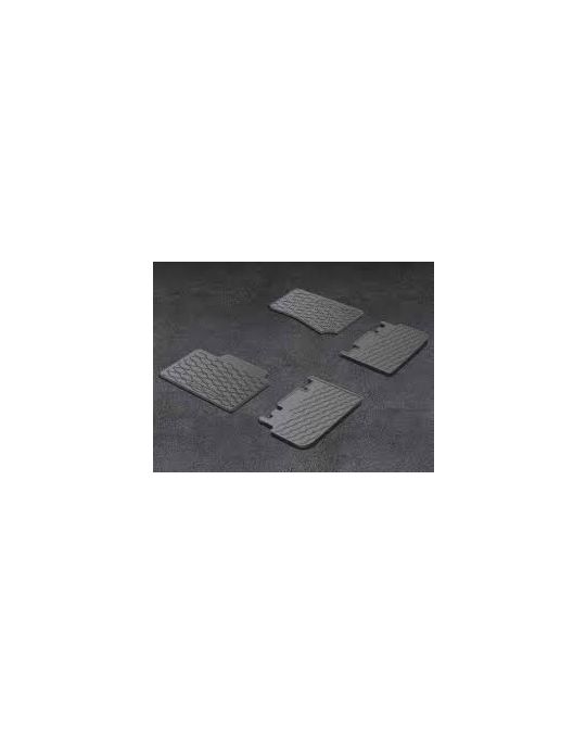 Genuine Mopar Rubber Mats First & Second Rows Black