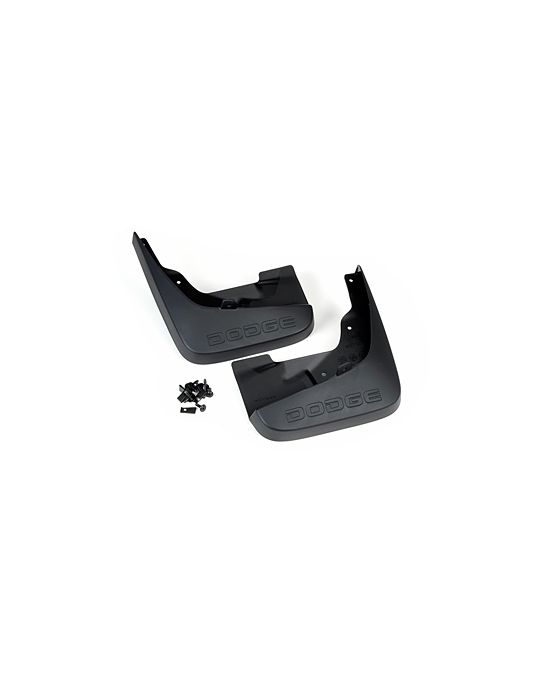 Genuine Mopar Splash Guards Front Flat W/ Dodge Logo