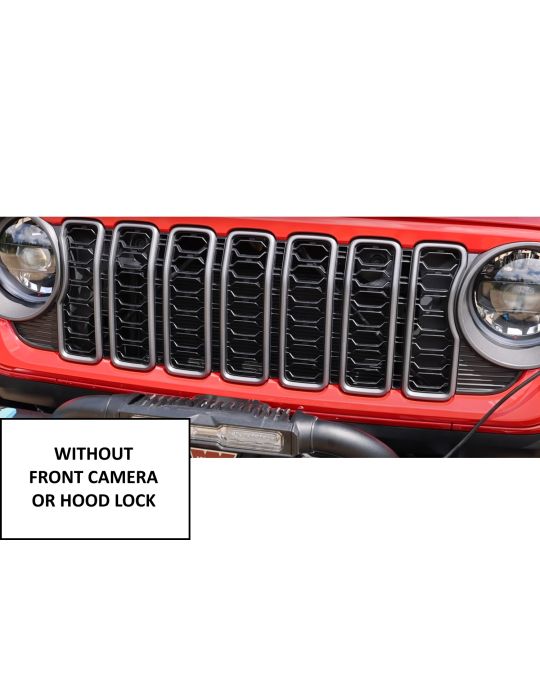 Genuine Mopar Rubicon 20th Anniversary Grille Without Front Camera Or Hood Lock