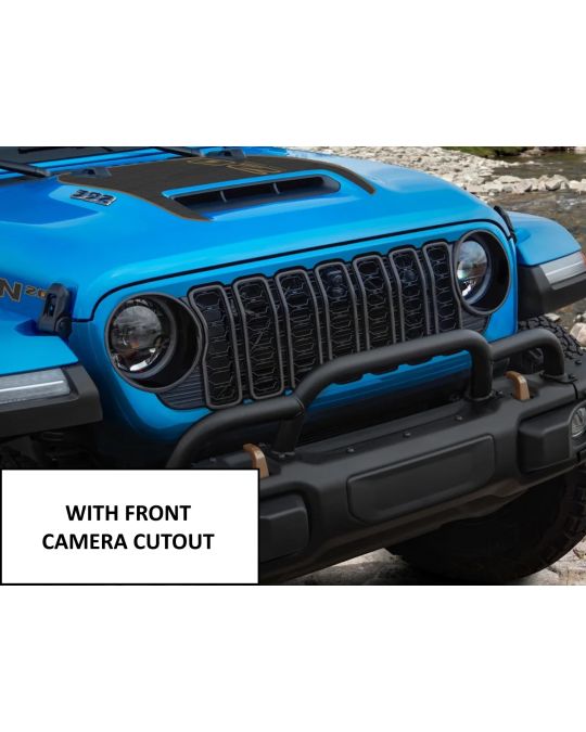 Genuine Mopar Rubicon 20th Anniversary Grille With Front Camera Option