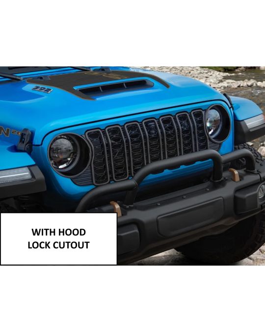 Genuine Mopar Rubicon 20th Anniversary Grille With Hood Lock Option