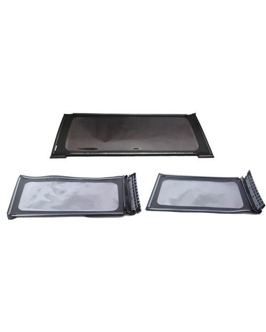 Genuine Mopar Replacement Window Set For 2 Door Premium Black Soft Top Tinted