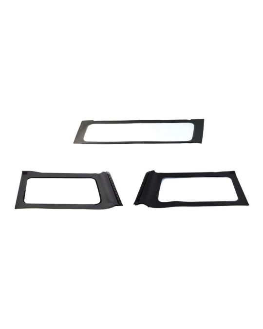 Genuine Mopar Replacement Window Set For 4 Door Standard Black Soft Top Clear