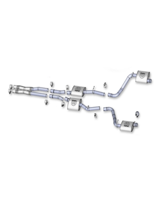 Genuine Mopar Performance Cat Back Exhaust Scat Pack