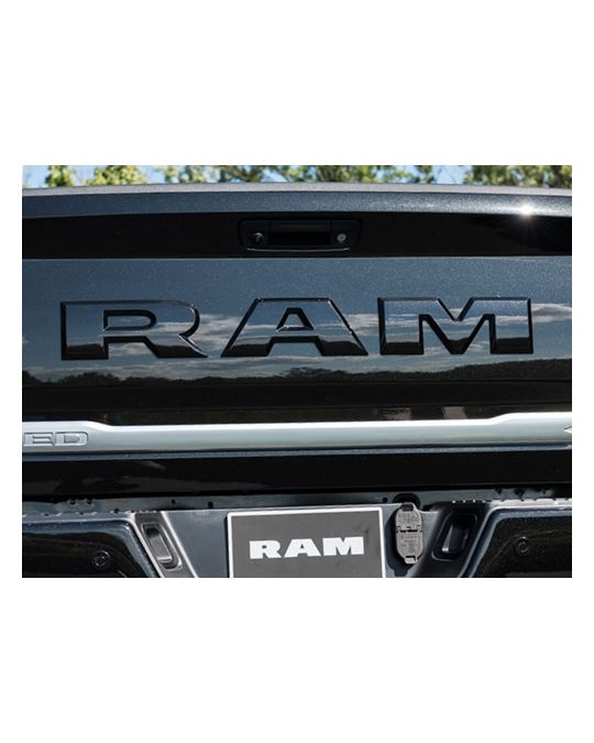 Genuine Mopar RAM Tailgate Lettering Brilliant Black