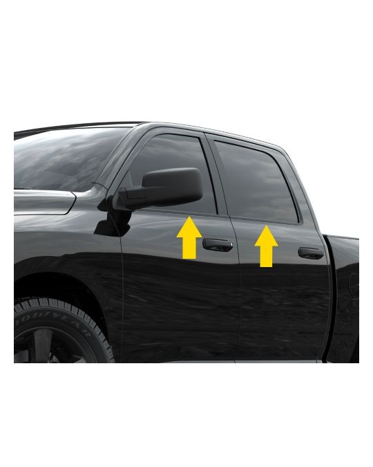 Genuine Mopar Trim Kit Window Molding Black