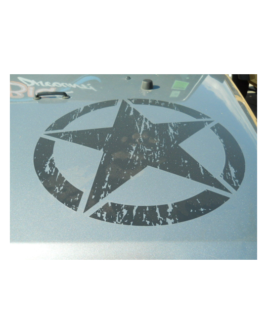 Genuine Mopar Hood Decal Freedom Star