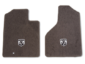 Genuine Mopar Floor Mats Carpeted Front Khaki