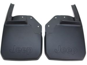 Genuine Mopar Splash Guards Front Molded W/ Jeep Logo