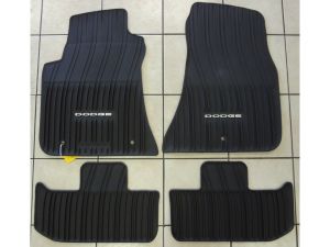 Genuine Mopar Rubber Mats W/ Dodge Logo - RWD