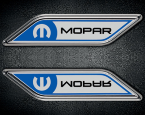 Genuine Mopar Fender Badge - Mopar Logo