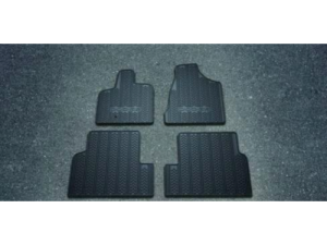 Genuine Mopar Rubber Mats First & Second Rows Black