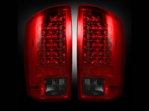 RECON Tail Lights LED Dark Red Smoked Lens