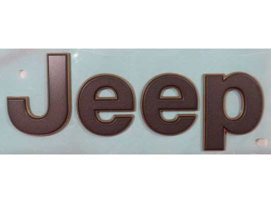 Genuine Mopar Emblem "Jeep" Rubicon 392 Black Bronze For Fender