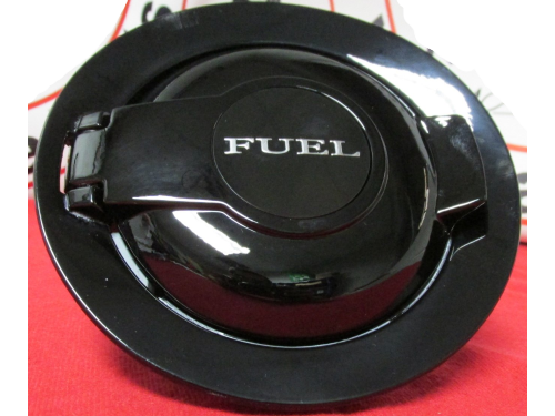 Genuine Mopar Fuel Filler Door Gloss Black With "Fuel" Script