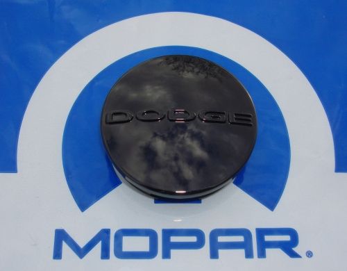 Genuine Mopar Wheel Center Cap W/ Black Dodge Logo