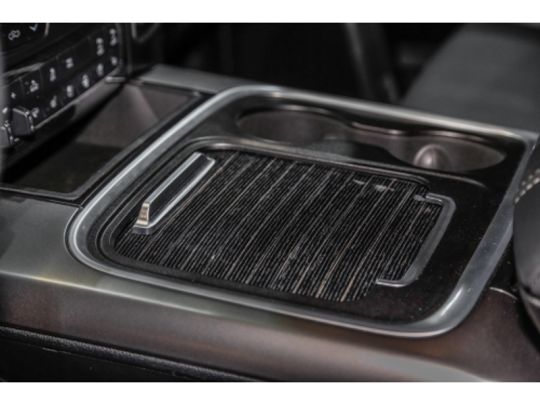 Genuine Mopar Console Tray Upgrade Silver W/ Black Wood