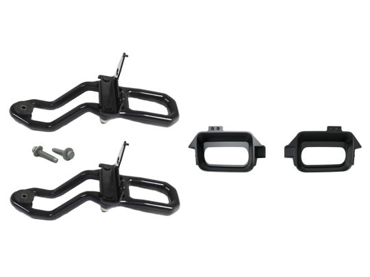 Genuine Mopar Black Tow Hook Kit With Bezels For Rebel & Warlock