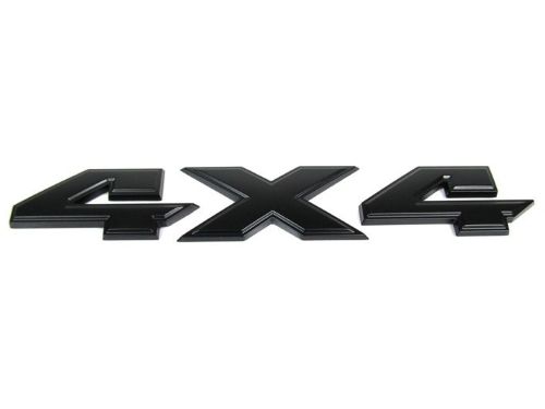 Genuine Mopar Emblem 4x4 Black