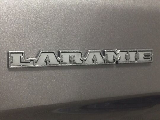 Genuine Mopar Emblem Blacked Out Tailgate Badge Laramie