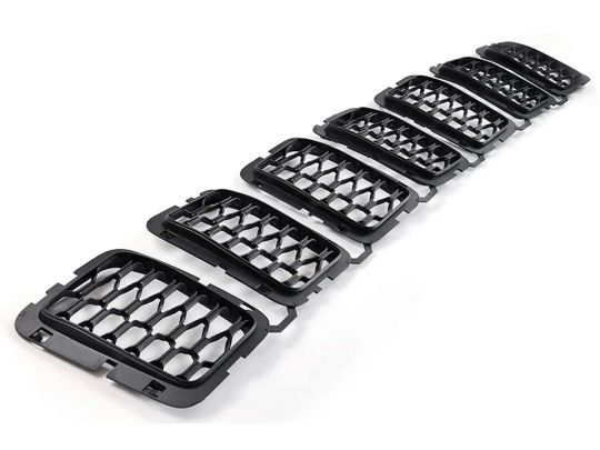 Genuine Mopar Grille Inserts Matte Black