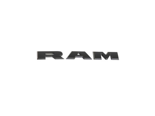 Genuine Mopar RAM Door Emblem Matte Black Passenger Side