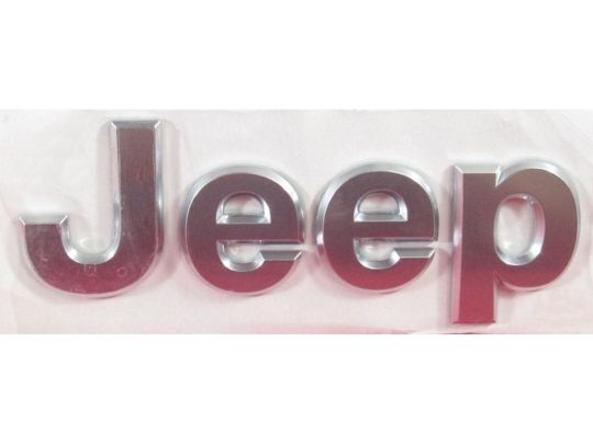 Genuine Mopar Emblem "Jeep" Silver For Fender