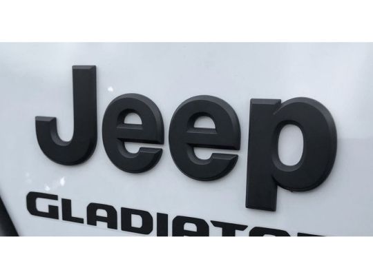 Genuine Mopar Emblem "Jeep" Matte Black For Fender