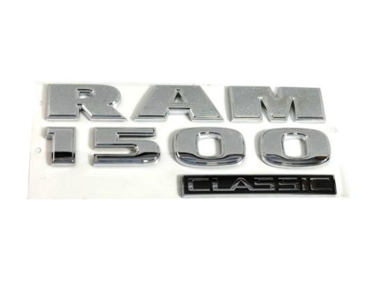 Genuine Mopar Emblem - Ram 1500 Classic Badge - Chrome Right