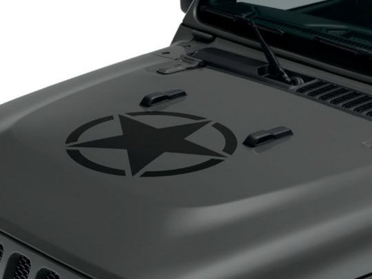 Genuine Mopar Freedom Edition Star Decals For Hood And Rear Quarter Panel