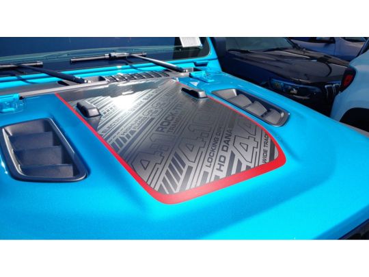 Genuine Mopar Hood Decal - Recon Black / Red