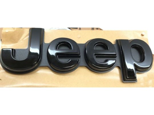 Genuine Mopar Gloss Black Altitude Edition Tailgate Jeep Emblem For Three Row