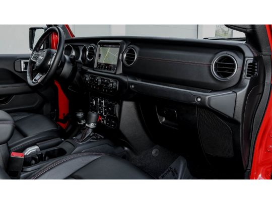 Genuine Mopar Dashboard Panel Trim Kit Black Leather & Red Stitching Launch Edition