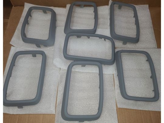 Genuine Mopar Grille Rings Kit Of Seven Unpainted