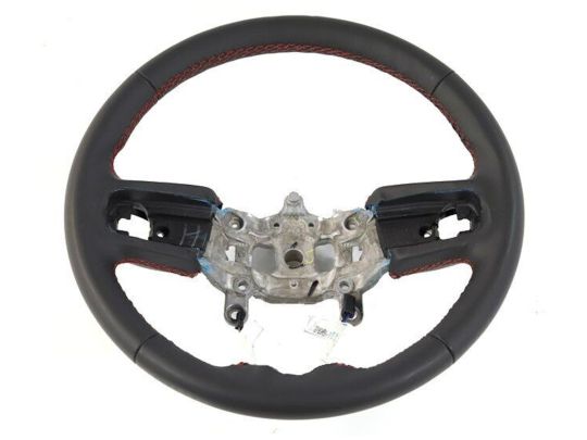 Genuine Mopar Steering Wheel Upgrade Heated Black Leather With Red Stitching