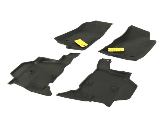 Genuine Mopar Rubber Floor Mats With Black Jeep Logo For 4XE