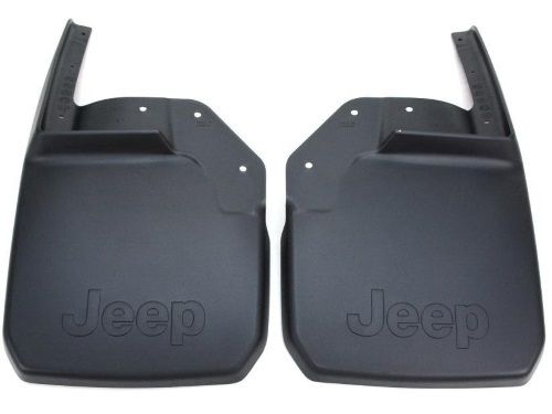 Genuine Mopar Splash Guards Front Molded W/ Jeep Logo