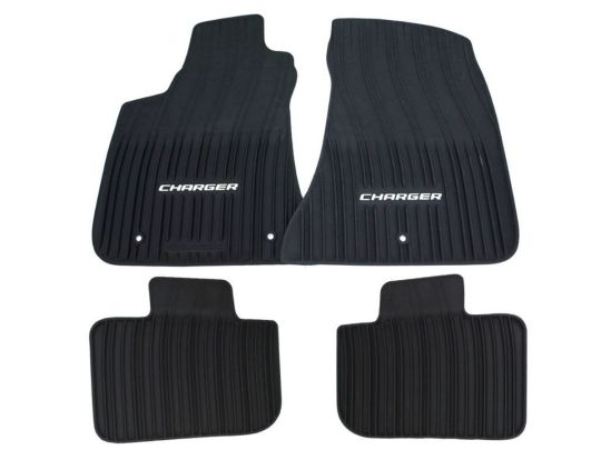 Genuine Mopar Rubber Mats W/ Charger Logo RWD