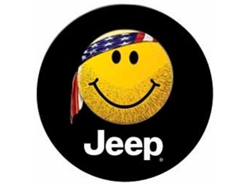 Genuine Mopar Spare Tire Cover Cloth Smiley Face Logo