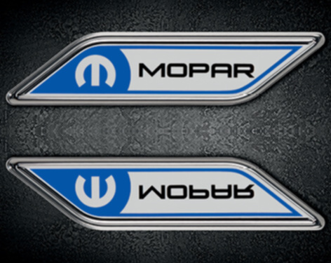 Genuine Mopar Fender Badge - Mopar Logo