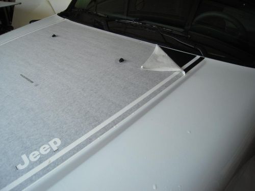 Genuine Mopar Hood Decal Silver W/ Jeep Logo