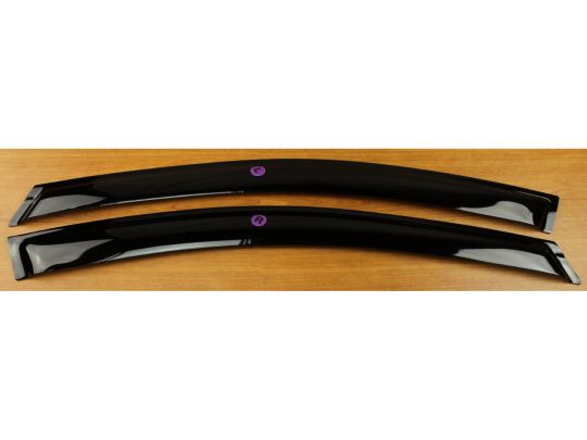 Genuine Mopar In-Channel Side Window Air Deflectors Front Pair