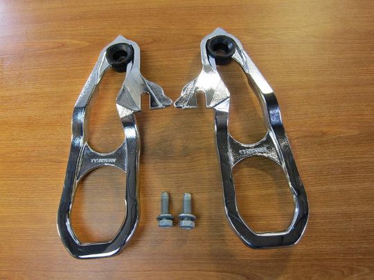 Genuine Mopar Tow Hook Kit Chrome With Bezels